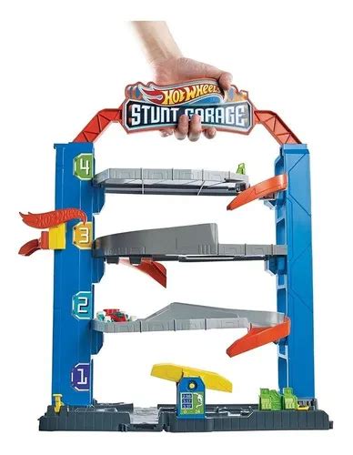Pista De Juguete Hot Wheels City Garage Extremo Multicolor Env O Gratis