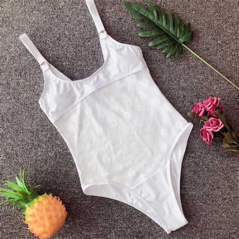 Transparent Bikini One Piece Swimsuit Sexy Quick Dry