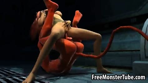 Busty 3d Cartoon Redhead Babe Fucked By Satan