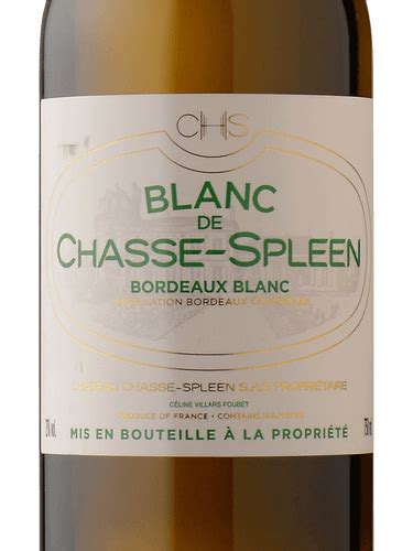 Château Chasse Spleen Blanc de Chasse Spleen Bordeaux Vivino Canada