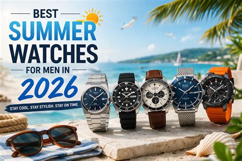 summer watches  men  lightweight stylish picks