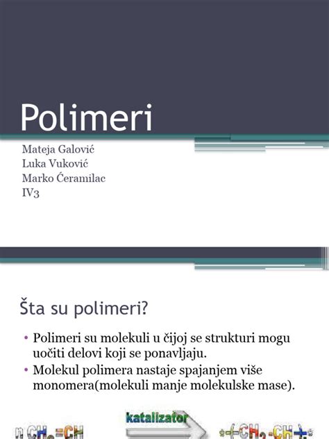 Polimeri | PDF