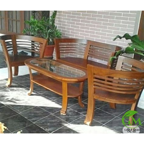 Jual Kursi Tamu Cantik Kayu Jati Shopee Indonesia