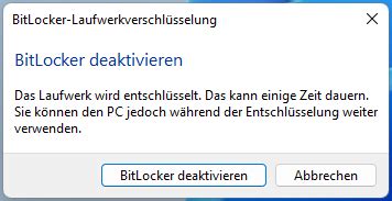 Wie Kann Man In Windows Bitlocker Entfernen