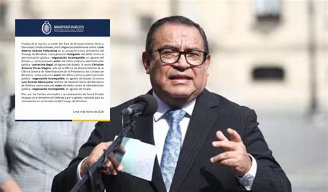 Fiscal A Inicia Investigaci N Preliminar Contra Alberto Ot Rola Por