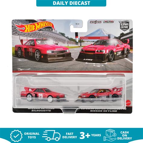 Hot Wheels LB ER Super Silhouette Nissan Skyline Silhouette Red Pack Shopee Malaysia