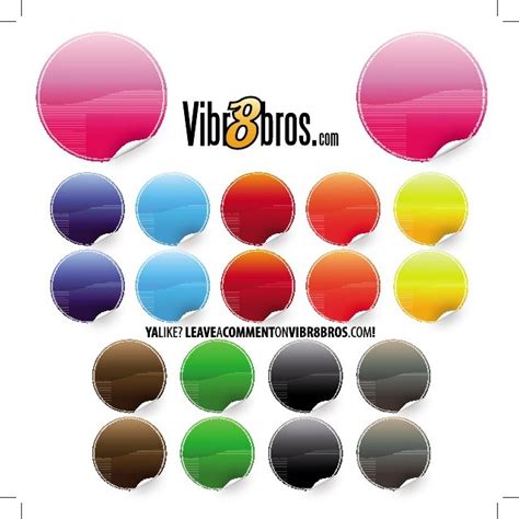 Color Stickers Vectoreps Free Vector Download Freeimages