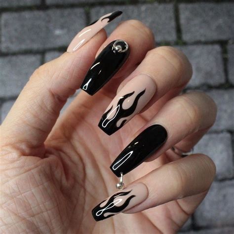 Goth Nails Edgy Nails Grunge Nails Stylish Nails Trendy Nails Edgy