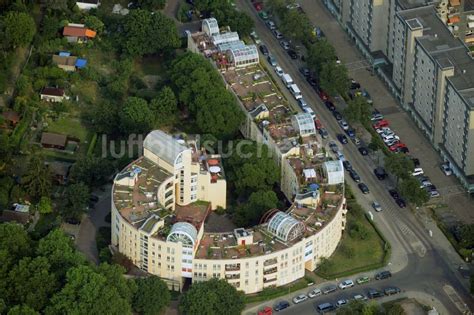 Luftbild Berlin Dachgarten Landschaft Im Wohngebiet Einer