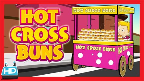 Hot Cross Buns Nursery Rhyme With Lyrics Youtube