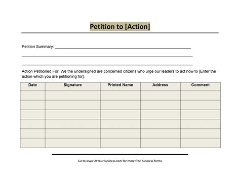 30 Petition Templates How To Write Petition Guide
