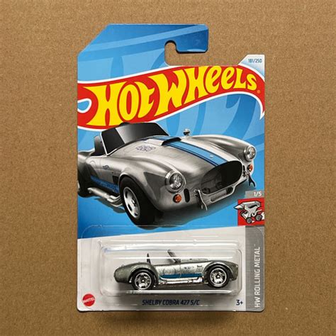 Hot Wheels Mainline Shelby Cobra S C Zamac Hw Rolling Metal