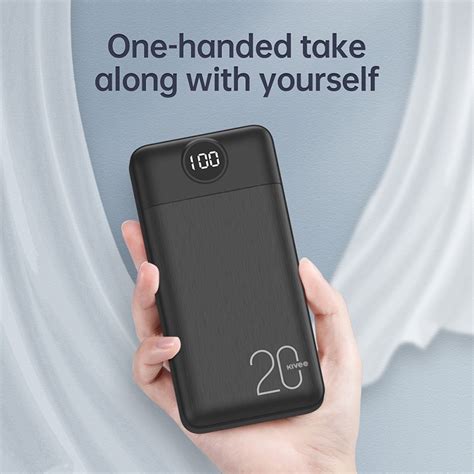 Jual HOT KIVEE Powerbank Fast Charging Mini Murah 20000 MAh Real Capacity Tipis Ringan Portabel