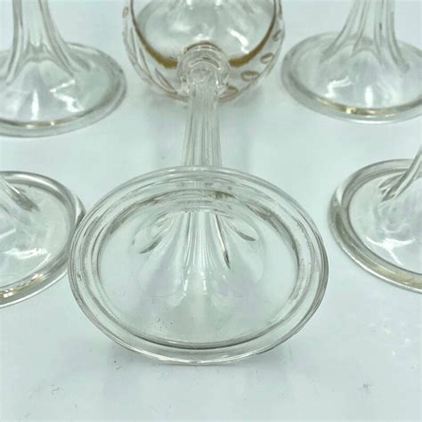 Antique Crystal Glasses With 24K Gold Amazing Rare Set of Crystal ...