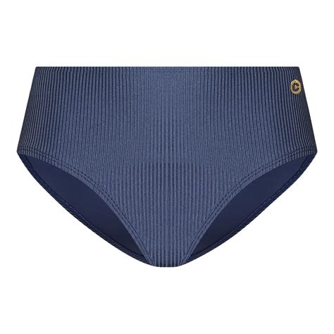 Ten Cate Beach Shiny Midi Bikini Broekje Dames Indigo