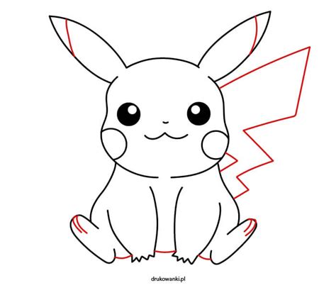 Pikachu zeichnen Schritt für Schritt - Zeichnen Ideen