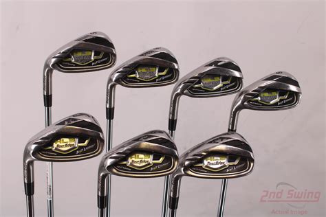 Tour Edge Hot Launch Iron Set PW GW FST KBS Tour Steel Regular Left Handed In D