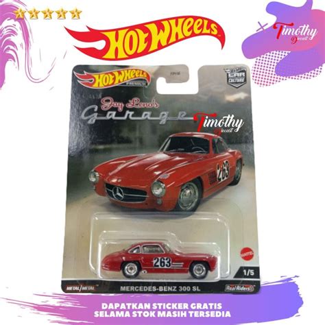 Hot Wheels Premium Mercedes Benz SL Merah Jay Leno S Garage N