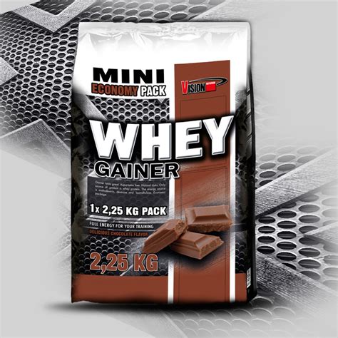 GAINERY | WHEY GAINER čokoláda (2,25 kg) | Oficiální Vision Nutrition e ...