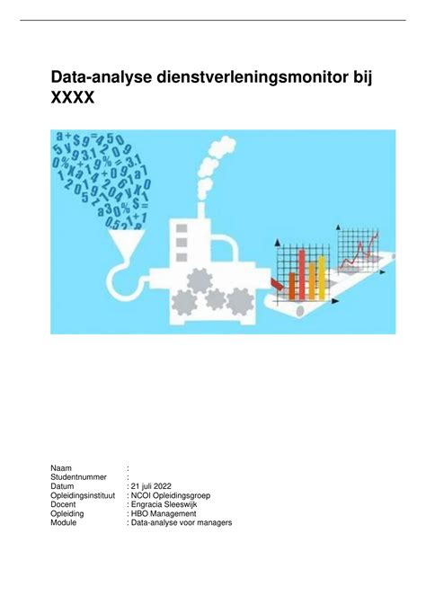 Data Analyse Voor Managers Data Analyse Voor Managers Stuvia Nl