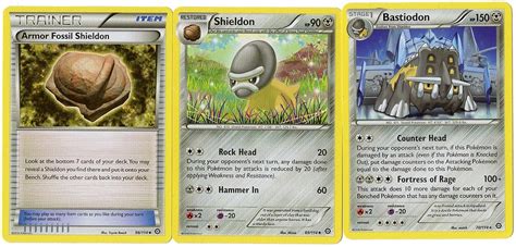 Amazon Bastiodon Pokemon Evolution Card Set Steam Siege 70 114