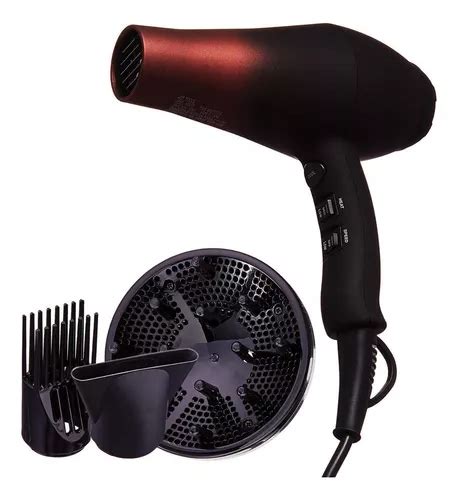 Secadora Hot Tools Turbo Ionica Cafe Con Negro De Salon Mercadolibre
