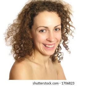 Face Smile Naked Girl Isolated Stock Photo Shutterstock