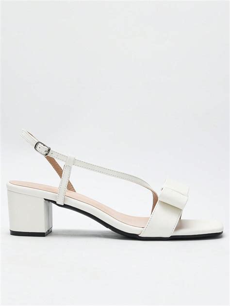 CUCCOO CURVES Wide Fit Women S Minimalist Nude Strap Square Toe High