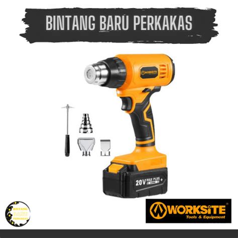 Jual Heat Gun Hot Gun Cordless V Mesin Pemanas Worksite Jakarta Timur Bintang Baru