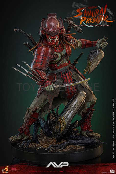 Hot Toys AC06 Alien Vs Predator 1 6th Scale Akaoni Samurai Predator Collectible Figure