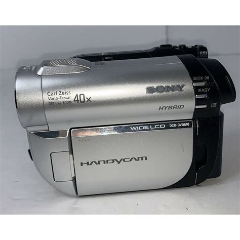 Sony HandyCam Camcorder DCR-DVD610 DVD Hybrid | Старые камеры, Камера ...