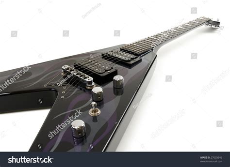 2 Flying V Electric Guitar Flames Images Stock Photos And Vectors