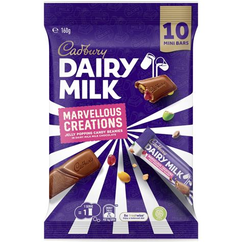 Cadbury Dairy Milk Marvellous Creations Sharepack 10 Pack 160g Big W