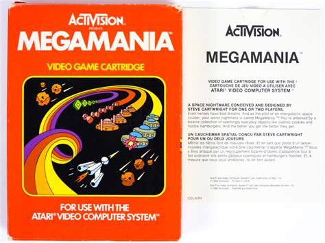 Megamania Picture Label Atari 2600 Retromtl