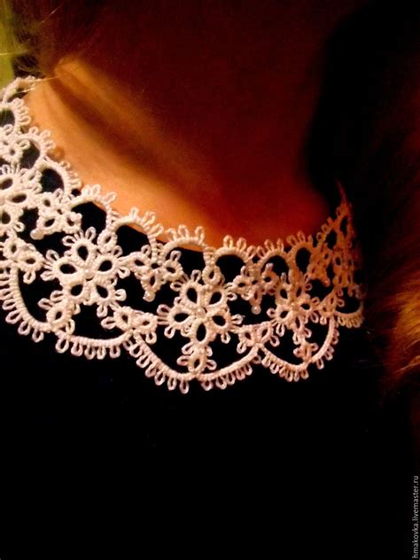 Воротничок "Для юной красавицы" в интернет-магазине Ярмарка Мастеров по ...