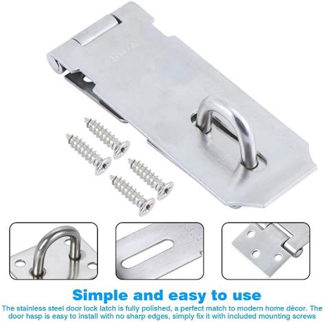 Heavy Duty Stainless Steel Padlock Hasp For Door Gate Lock Latch Shed