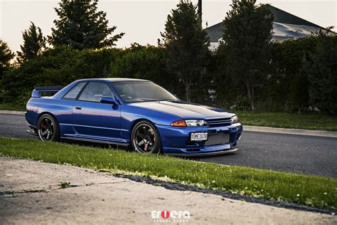 Blue coupe, car, Nissan Skyline, Nissan Skyline R32, Nissan HD ...