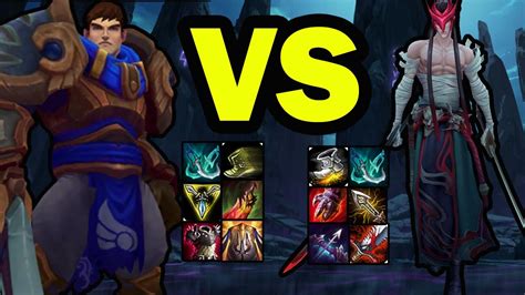 Garen Vs Yone Full Build Fight Youtube