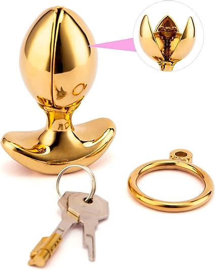Analplug für Männer Frauen Edelstahl Anal Butt Plug Abschliessbar