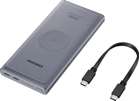 Powerbanka s bezdrátovým nabíjením Samsung 10000 mAh USB-C EB ...