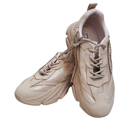 Steve Madden Nude Bling Sneakers Women S Size S