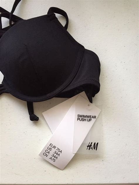 Bnwt H M Push Up Bikini Top Women S Fashion Tops Sleeveless On Carousell