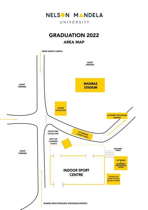 Graduation venue - Gqeberha map - Graduation