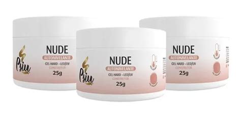 Kit Atacado Gel De Unha Psiu g Autonivelante Cor Nude Parcelamento sem acréscimo