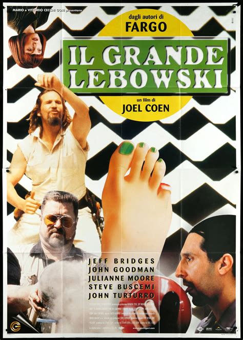 The Big Lebowski 1998 Original Italian 4 Fogli Movie Poster