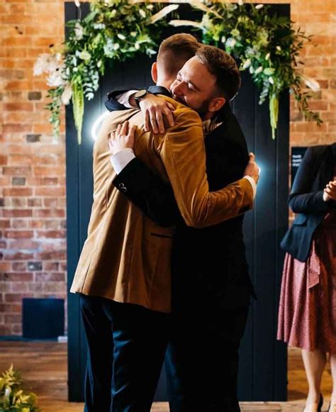 Groom And Groom Say I Do In Ampthill A Beautiful Bold Black And Gold Themed Gay Wedding