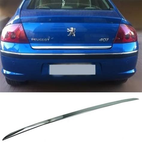 Peugeot 407 Sedan - LISTWA CHROM Chromowana KLAPE - Martig ...