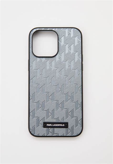 Чехол для iPhone Karl Lagerfeld 14 Pro Max, цвет: серый, MP002XU05FUZ ...