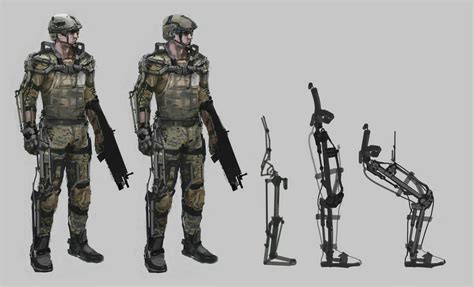 Elysium Exoskeleton Concept Art