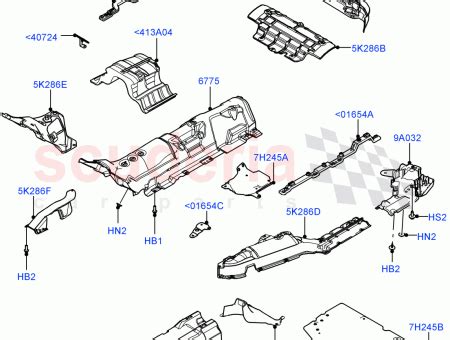 LR155544 Range Rover Evoque SHIELD FUEL TANK